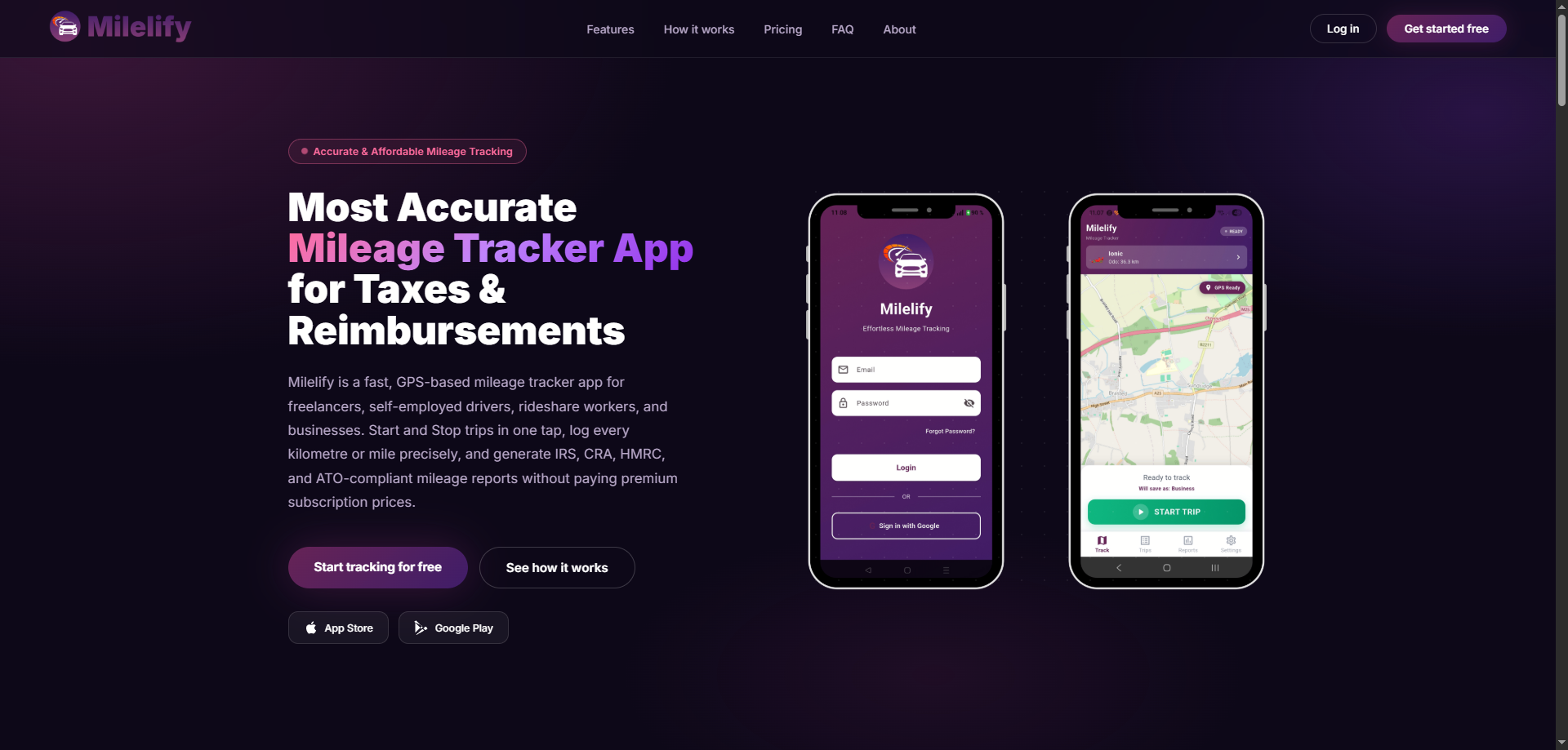 mileage tracking app